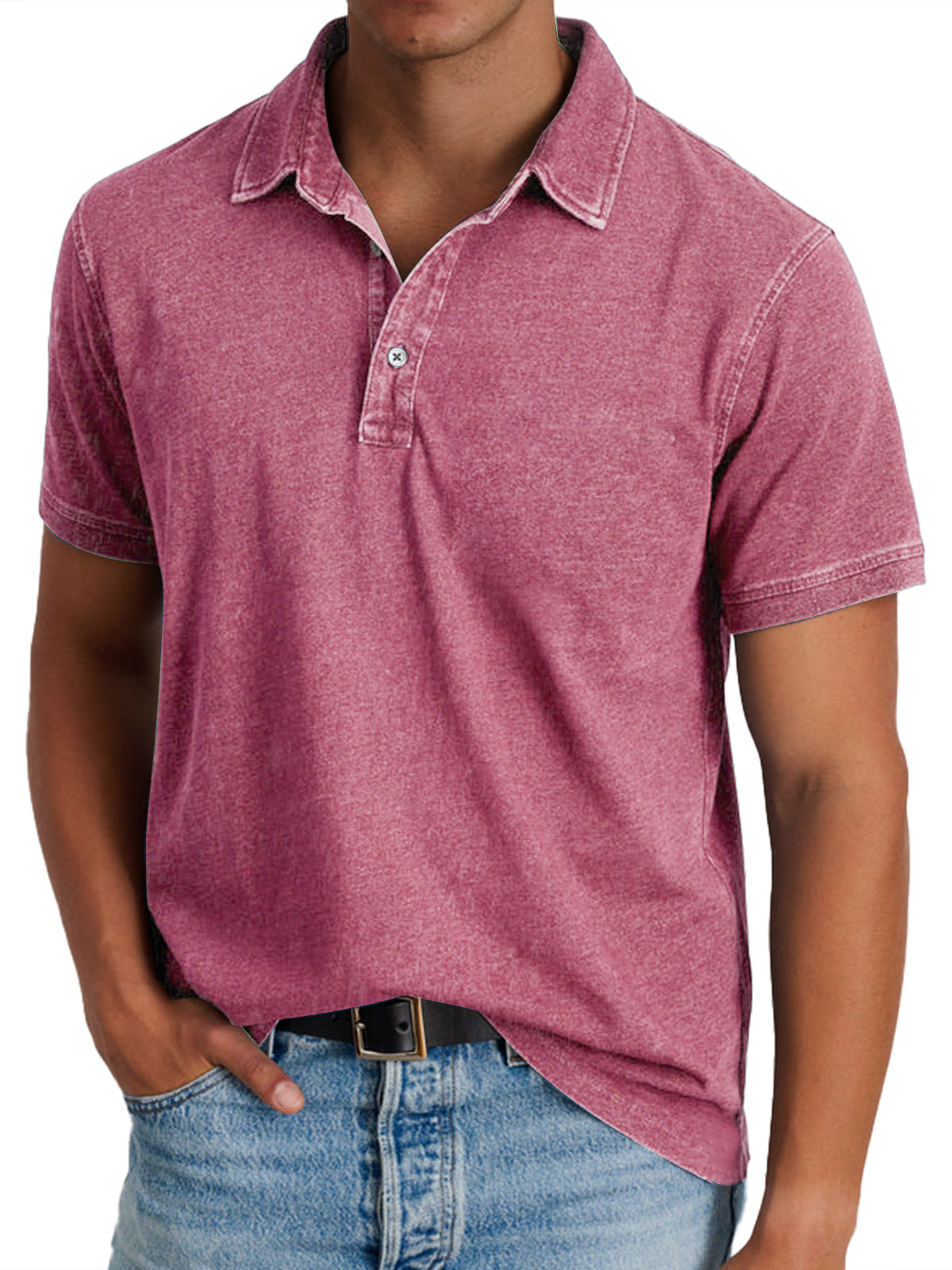 Renkson™ - Polo avec collier pour hommes