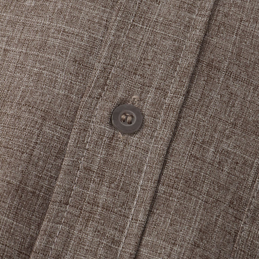 Renkson™ | Chemise en coton unie avec boutons