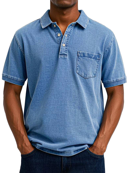 Renkson™  - Chemise Polo Vintage Décontractée pour Homme