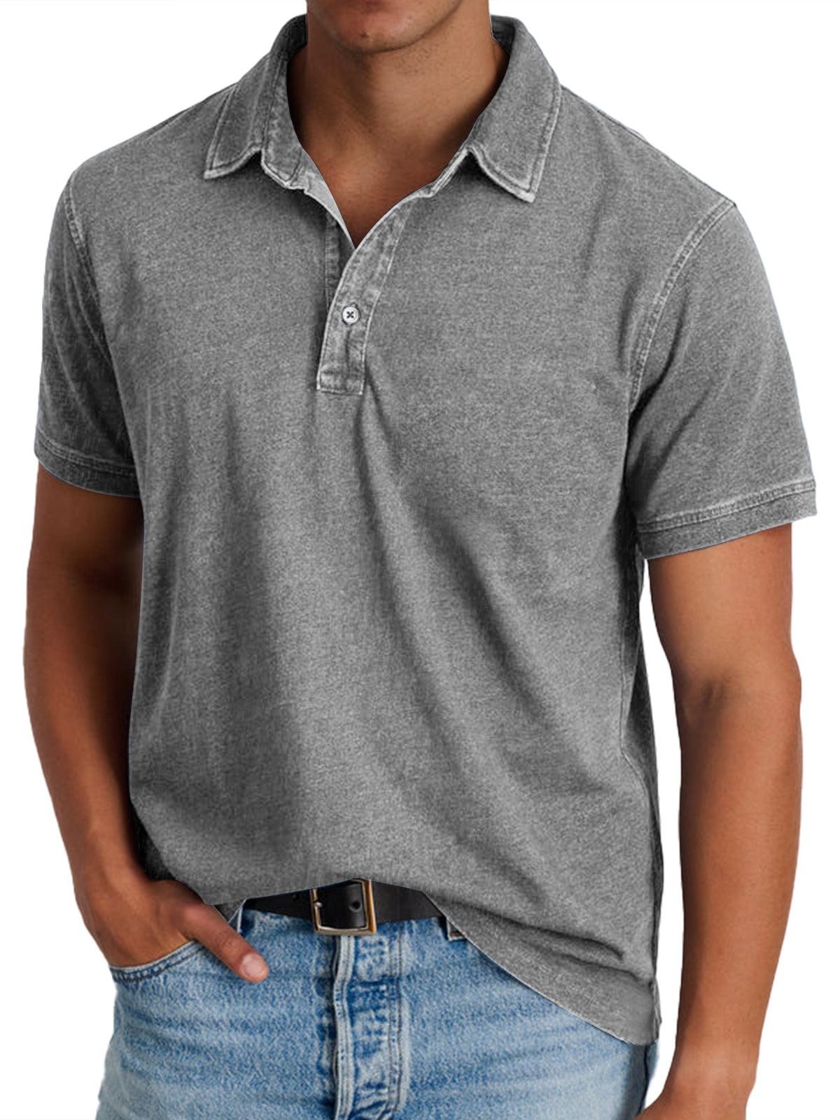 Renkson™ - Polo avec collier pour hommes