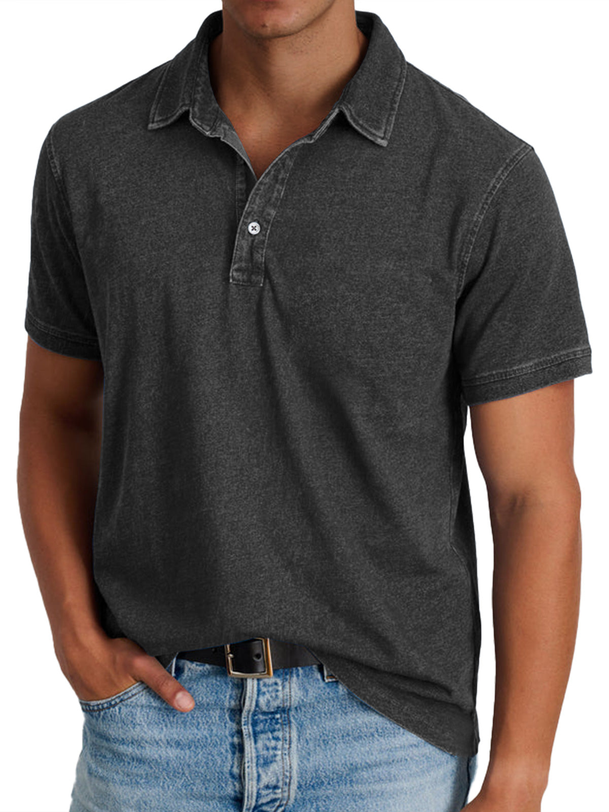 Renkson™ - Polo avec collier pour hommes