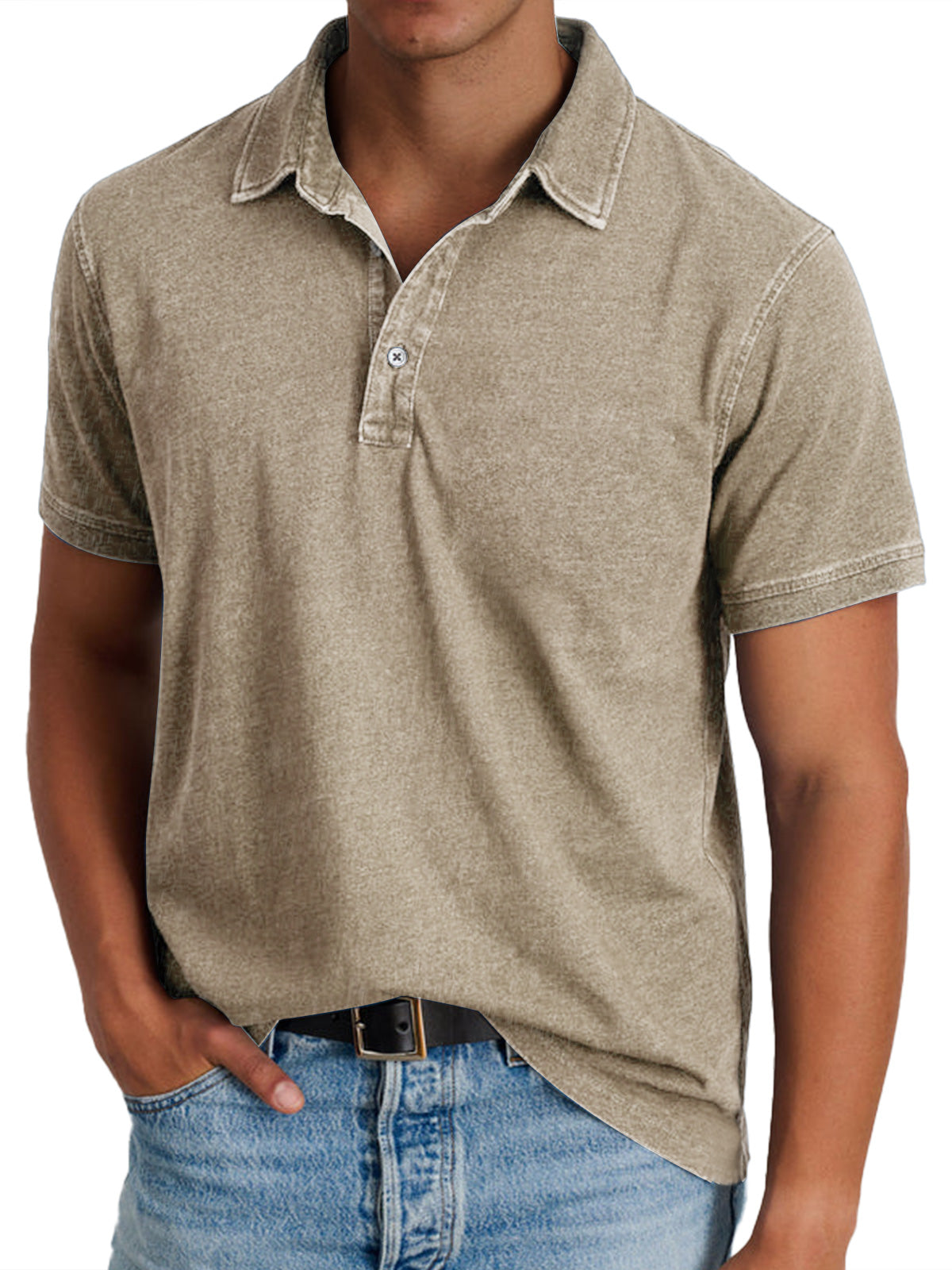 Renkson™ - Polo avec collier pour hommes