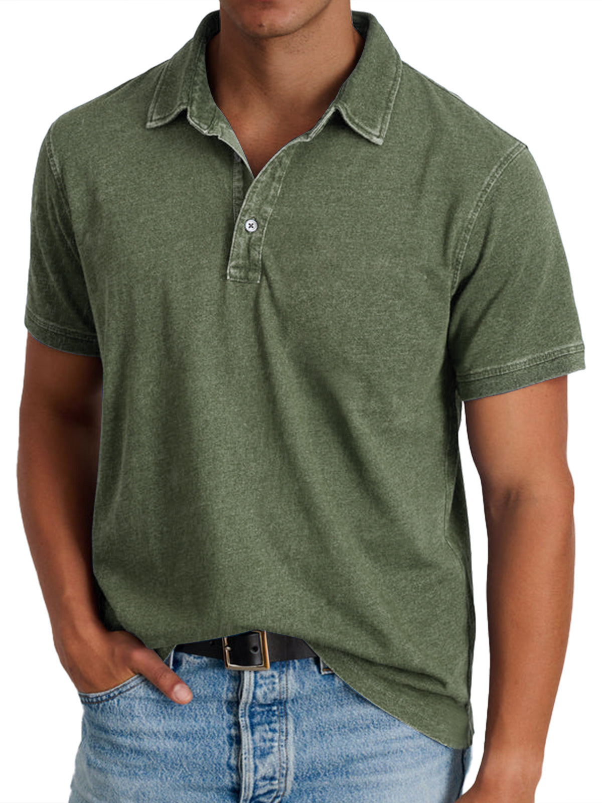 Renkson™ - Polo avec collier pour hommes