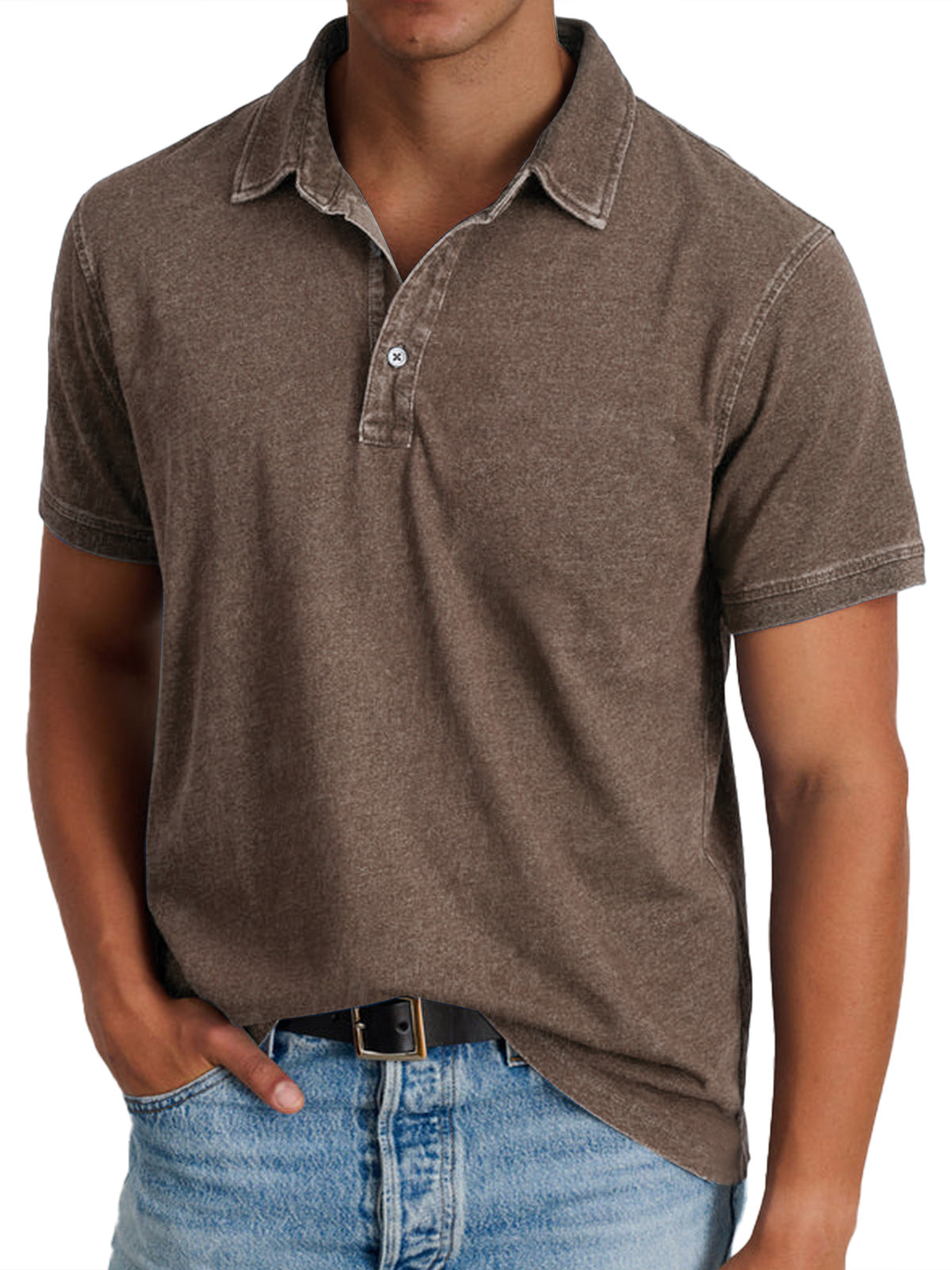 Renkson™ - Polo avec collier pour hommes