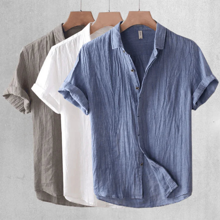 Renkson™ | Chemise élégante à manches courtes avec boutons